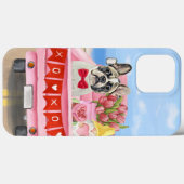 Franse Bulldog Valentijnsdag Truck Case-Mate iPhone Case (Achterkant (horizontaal))