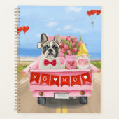 Franse Bulldog Valentijnsdag Truck Planner (Voorkant)