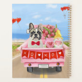 Franse Bulldog Valentijnsdag Truck Planner (Achterkant)