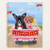 Franse Bulldog Valentijnsdag Truck Planner (Voorkant)