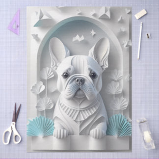 Franse Bulldog van papier