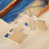 Franse Bulldog varen op een jacht Legpuzzel (Zijkant)