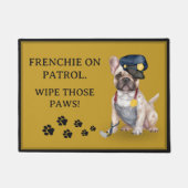 Franse Bulldog Veiligheidsdeurmat Deurmat (Voorkant)