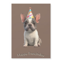 Franse Bulldog Verjaardagskaart