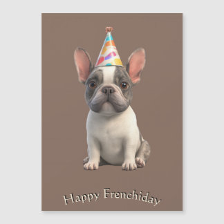 Franse Bulldog Verjaardagskaart