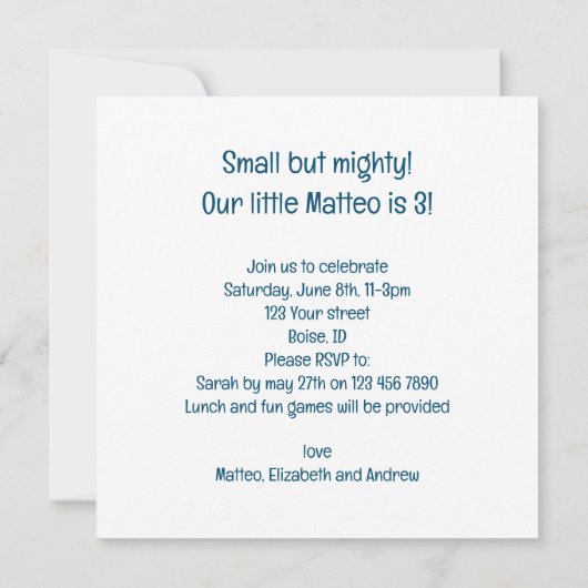 Franse bulldog verjaardagskaart, Franse bulldog Kaart (Achterkant)