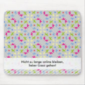 Franse Bulldog verklaring grappig Muismat (Voorkant)