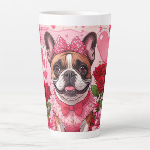 Franse Bulldog Verliefd French Bulldog Latte Mok