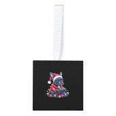 Franse Bulldog Videogame Controller Licht Sneeuw S Decoratie (Voorkant)