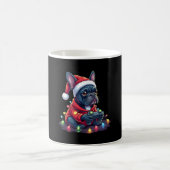 Franse Bulldog Videospel Controller Licht Sneeuw S Koffiemok (Center)