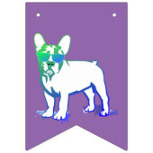 Franse Bulldog vlaggen Vlaggetjes (Derde vlag)