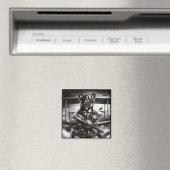 Franse Bulldog vlieger magneet (Insitu (Vaatwasser))