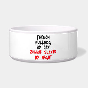 Franse Bulldog voor Day Zombie Slayer by Night Voerbakje