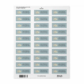 Franse bulldog vrienden etiket (Full Sheet)