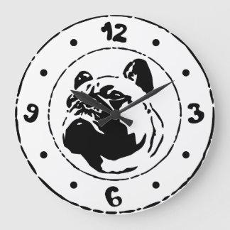 Franse Bulldog Wall klok