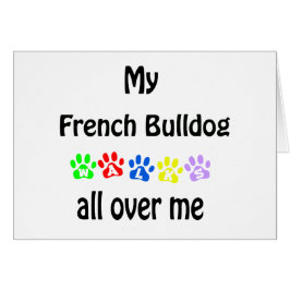Franse Bulldog wandelingen ontwerp