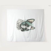 Franse bulldog wandkleed (Voorkant (horizontaal))