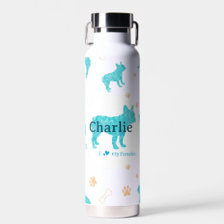 Franse Bulldog Waterfles – Op Maat Gemaakte Pastel