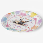 Franse Bulldog Waterverf Papier Bord (Gekanteld)