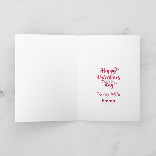 Franse Bulldog Waterverf Valentijnsdag kaart (Binnen)