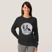 Franse Bulldog wenst T-shirt (Voorkant volledig)