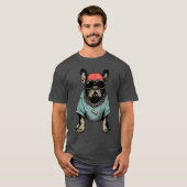 Franse Bulldog Westside Rapper meisje T-shirt (Voorkant volledig)