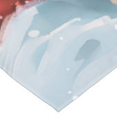 Franse Bulldog Winter Wonderland Kerstvreugde Tafelkleed (Gekanteld)