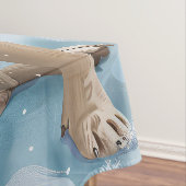 Franse Bulldog Winter Wonderland Kerstvreugde Tafelkleed (Voorbeeld)