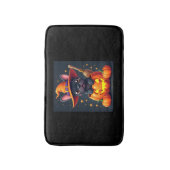 Franse Bulldog Witch Pumpkin Halloween Mannen vrou Badmat (Voorkant Verticaal)