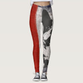 Franse Bulldog Womens Leggings Pants (Voorkant)