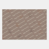 Franse Bulldog Wrap Papier Inpakpapier Vel (Voorkant 3)