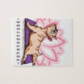 Franse Bulldog Yoga - Bhujangasana Pose - Funny Legpuzzel (Horizontaal)