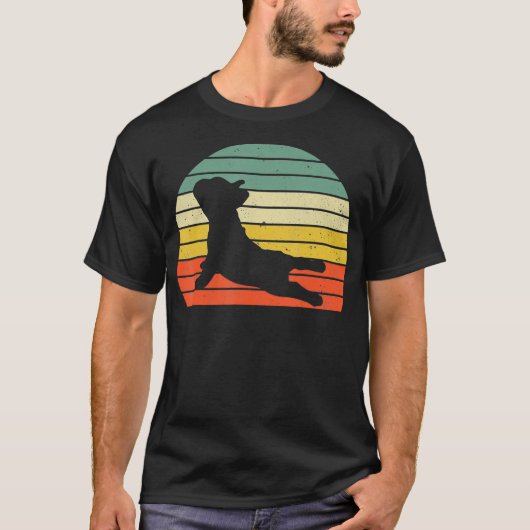 Franse Bulldog Yoga Funny Frenchie T-shirt (Voorkant)