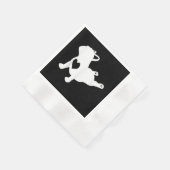 Franse Bulldog Yoga Love Heart Frenchie Workout Servet (Hoek)