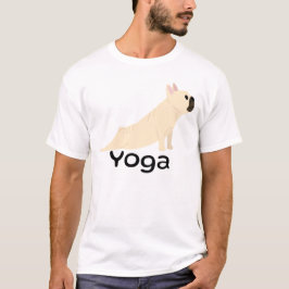 Franse Bulldog Yoga Lover Funny Dog Meditatie T-shirt