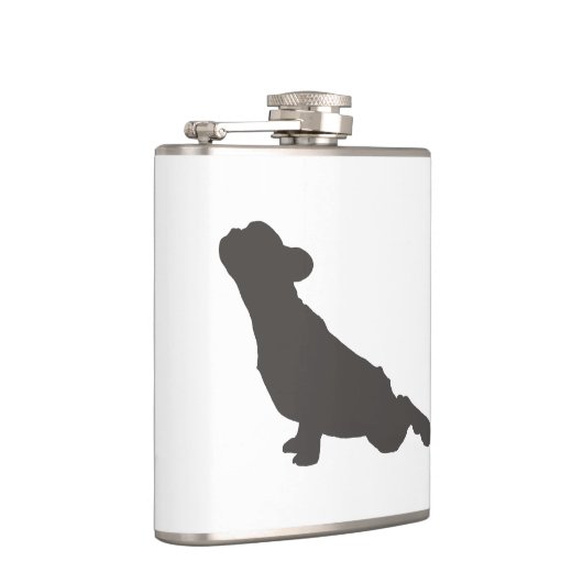 Franse Bulldog Yoga Pose Heupfles (Rechts)