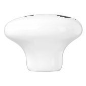 Franse Bulldog Yoga Pose Keramische Knop (Zijkant)