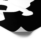 Franse Bulldog Yoga Pose Love Heart Gift Poster (Hoek)