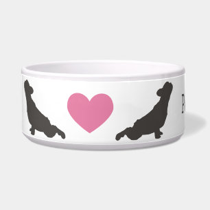 Franse Bulldog Yoga Pose Voerbakje