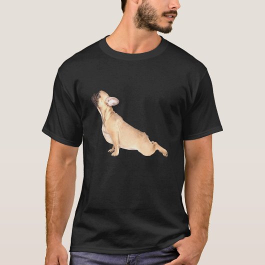 Franse Bulldog Yoga T-shirt (Voorkant)
