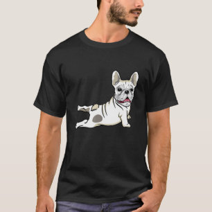 Franse Bulldog Yoga T-shirt Frenchie Namaste Heren