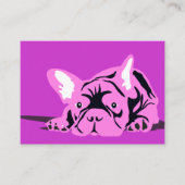 Franse Bulldog Zakelijke Kaarten Visitekaartje (Voorkant)