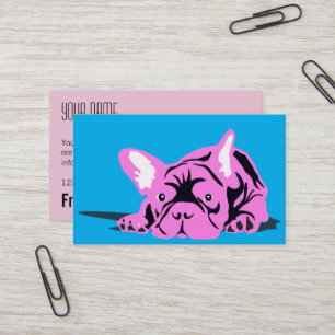 Franse Bulldog Zakelijke Visitekaartjes p b