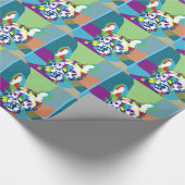 Franse Bulldog zittend Cadeaupapier (Hoek)