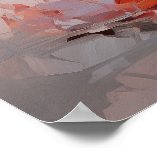 Franse Bulldog zwart en tan puppy Poster (Hoek)