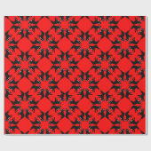 Franse Bulldog zwart-wit Cadeaupapier (Vlak)