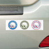 Franse Bulldoggen Bumpersticker (Op auto)