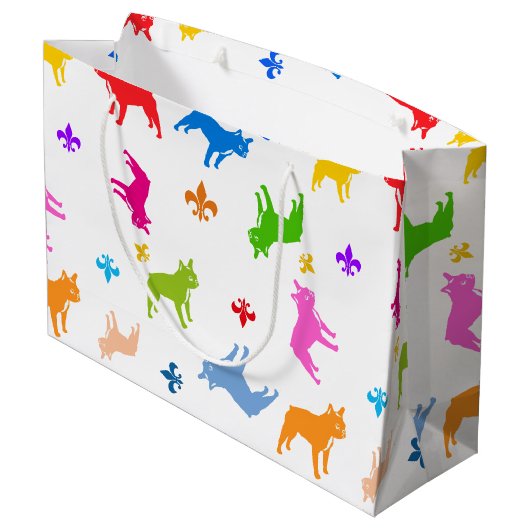 Franse Bulldoggen Groot Cadeauzakje (Achterkant Gekanteld)