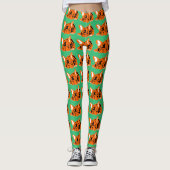 Franse Bulldoggen Leggings (Voorkant)