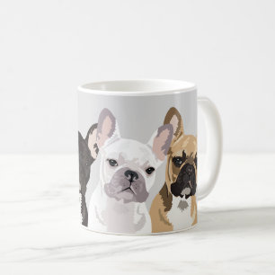 Franse Bulldoggen Schattige Franse Bulldog Koffiemok